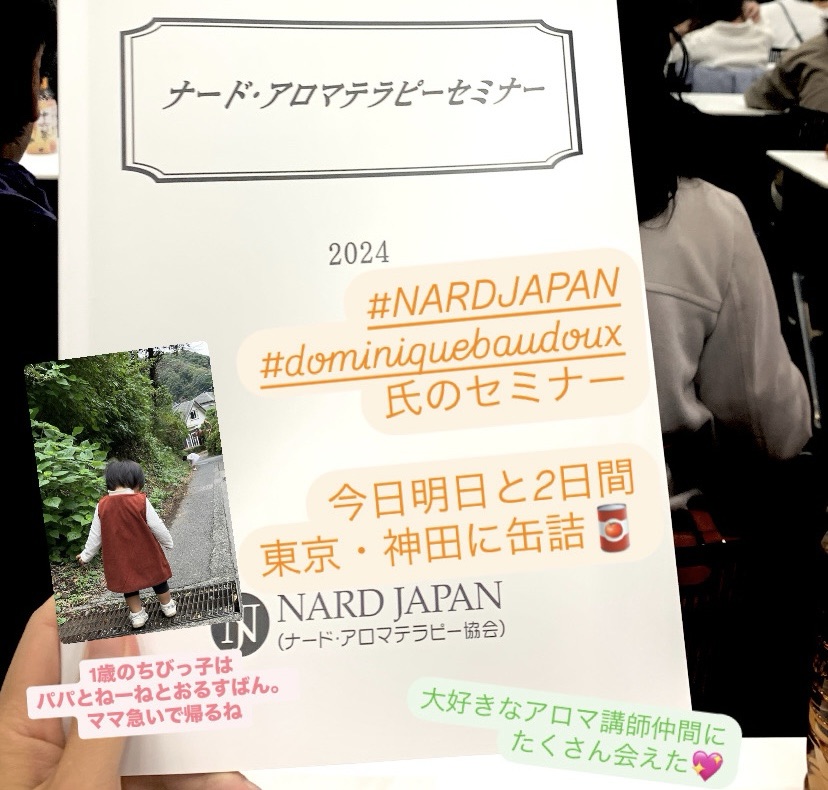 東京出張: ナードセミナー2日間受講後、ひとりごとがフランス語に